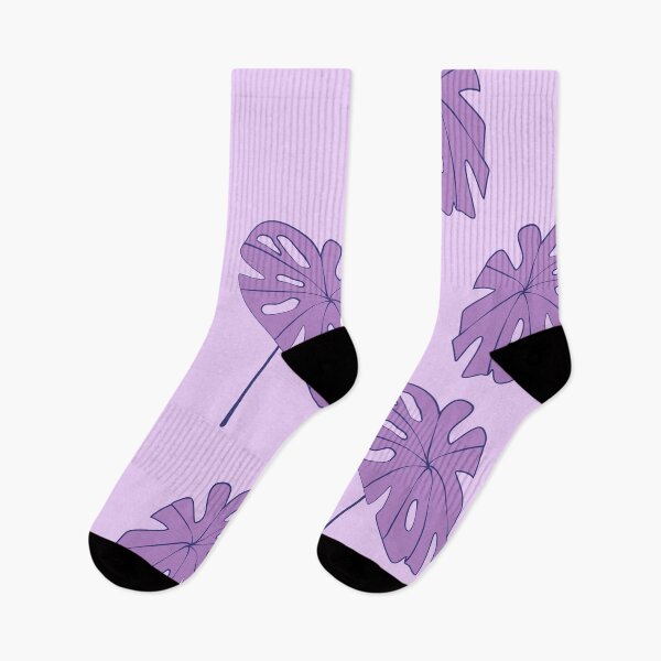 Item preview, Pastel purple monstera leaf  designed and sold by afrapaints.
