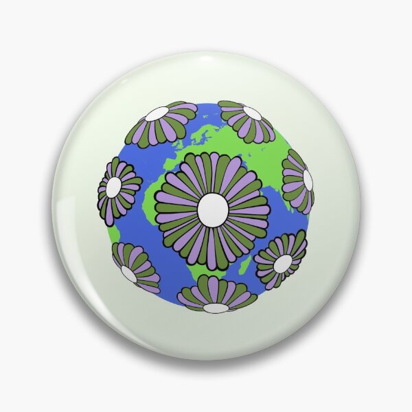 Item preview, Genderqueer Flag Daisy Earth designed and sold by everything4eva.