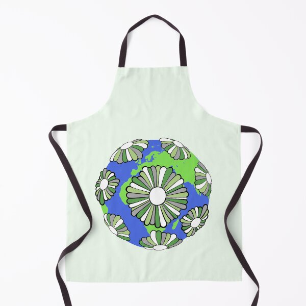 Item preview, Aromantic Flag Daisy Earth designed and sold by everything4eva.