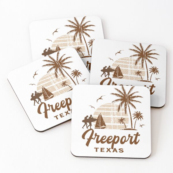 Item preview, Freeport Texas Vintage Sunset designed and sold by Home-Spirit.