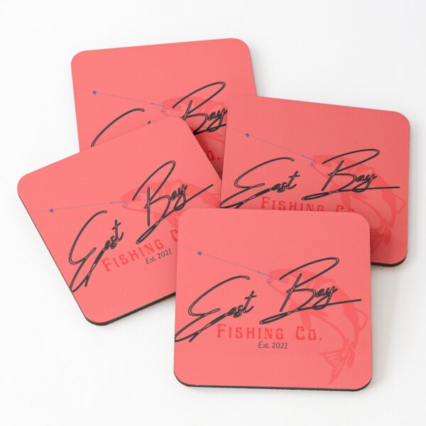 Item preview, East Bay Fishing Co. Logo (Coral Pink) designed and sold by EastBayFishCo.