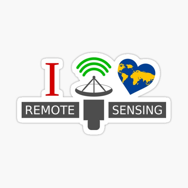 I Love Remote Sensing Sticker