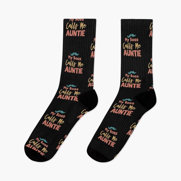 Item preview, My Boss Calls Me Auntie designed and sold by TheFlipRepublic.