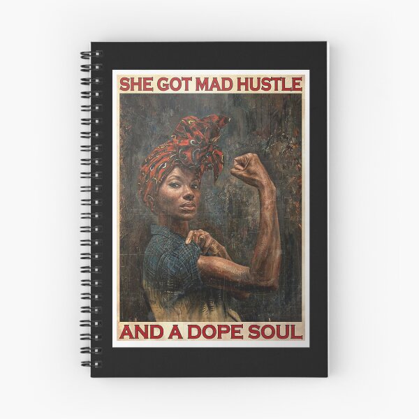 Item preview, Black Girl She Got Mad Hustle And A Dope Soul Vintage Poster designed and sold by ArminaNLabrie.
