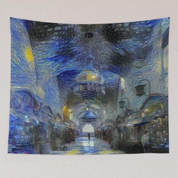 Item preview, Aleppo Souk - Starrynight designed and sold by Homsalgia.