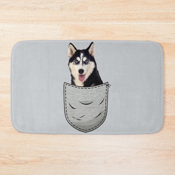 Item preview, Cute Siberian Husky Sibe Chukcha for dog lovers pocket owner  designed and sold by Nicestore099.