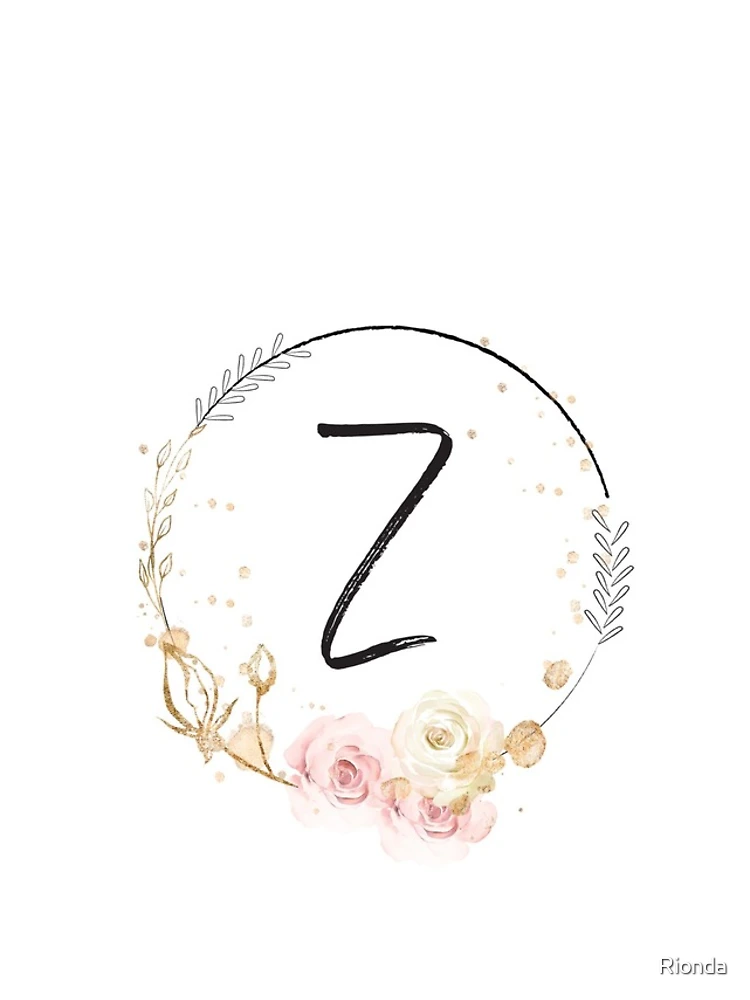 Thumbnail 5 of 5, iPhone Case, Letter Z - Roses designed and sold by Rionda.