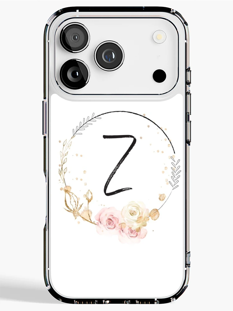 Thumbnail 1 of 5, iPhone Case, Letter Z - Roses designed and sold by Rionda.