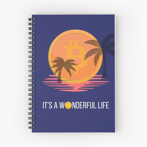 Item preview, It's a wonderful Bitcoin Life, cryptocurrency, ethereum, crypto, blockchain, litecoin, btc, designed and sold by karlsageder.