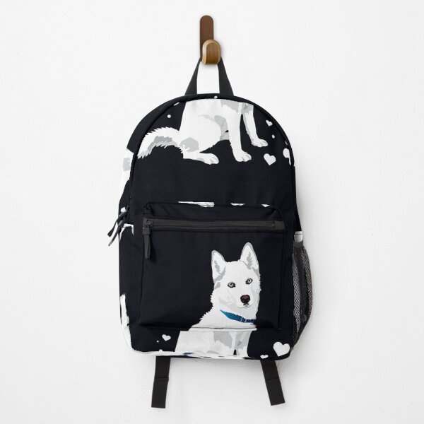 Item preview, cute white Siberian Husky - sweet white Snow dog  designed and sold by Nicestore099.