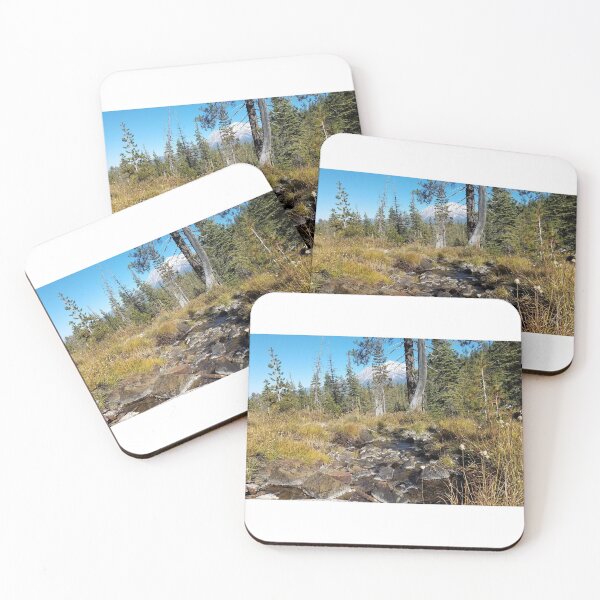 Item preview, Mountain with a magical stream in the foreground.  Mount Shasta with a cool spring stream. designed and sold by MountMercantile.