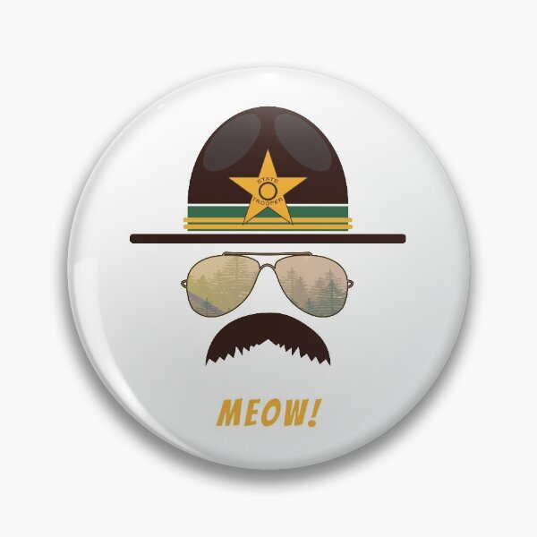 Item preview, Cop-Stache Cop Humor For Cat Lovers designed and sold by superkev1503.