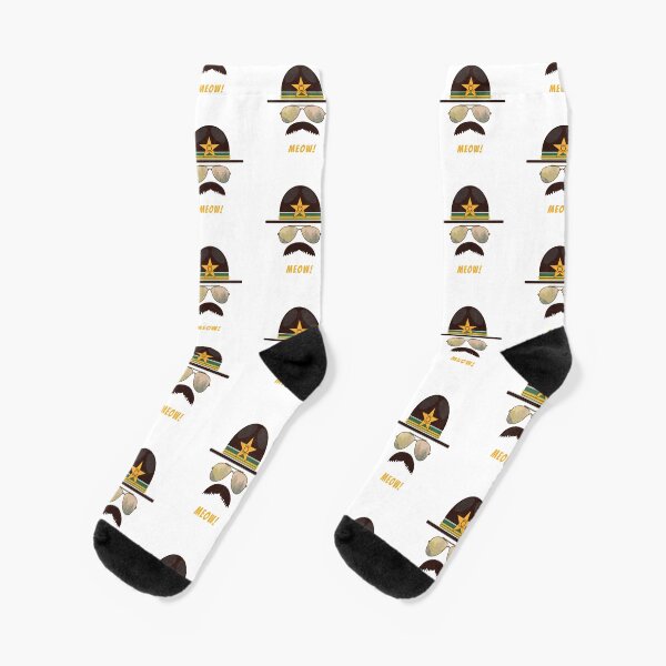 Aperçu de l'œuvre Humour policier avec moustache pour les amoureux des chats créée et vendue par superkev1503.