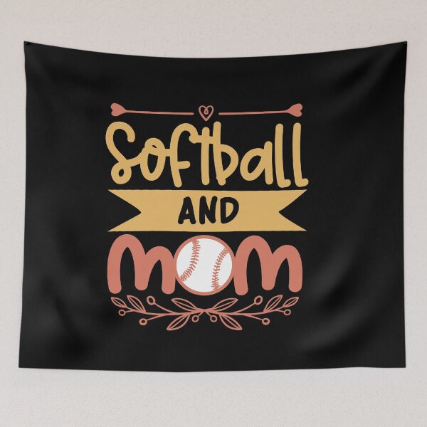 Item preview, SOFTBALL MOM designed and sold by TheFlipRepublic.