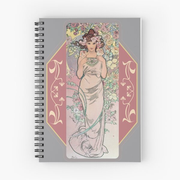 Item preview, Vintage Mucha Art Nouveau 1900s designed and sold by Alondra.