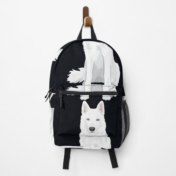 Item preview, cute white Siberian Husky - sweet white Snow dog designed and sold by Nicestore099.