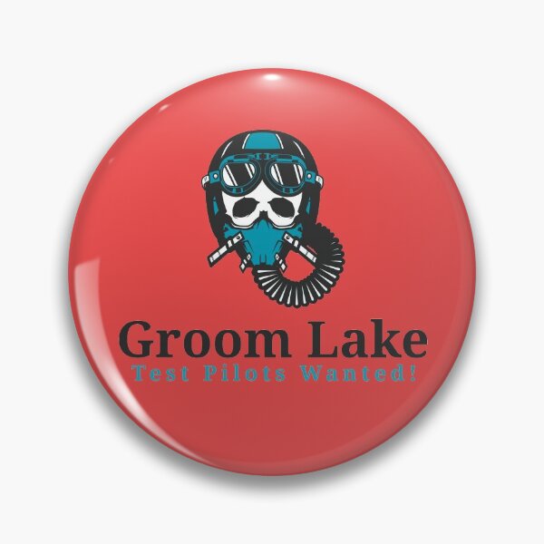 Item preview, Groom Lake Test Pilots wanted! Area 51 Famous Testing Range  designed and sold by prohockeylabs.