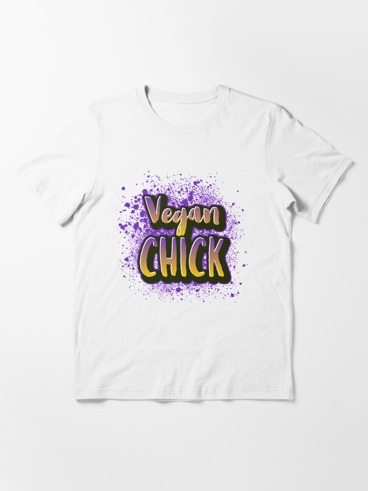Alternate view of Vegan Chick Essential T-Shirt