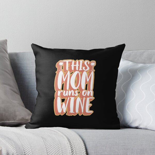 Item preview, THIS MOM RUNS ON WINE designed and sold by TheFlipRepublic.