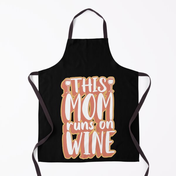 Item preview, THIS MOM RUNS ON WINE designed and sold by TheFlipRepublic.
