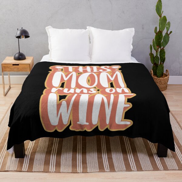 Item preview, THIS MOM RUNS ON WINE designed and sold by TheFlipRepublic.