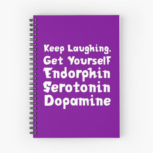 Item preview, Keep Laughing. Get Yourself Endorphin Serotonin Dopamine | Quotes | Purple designed and sold by Wintre2.