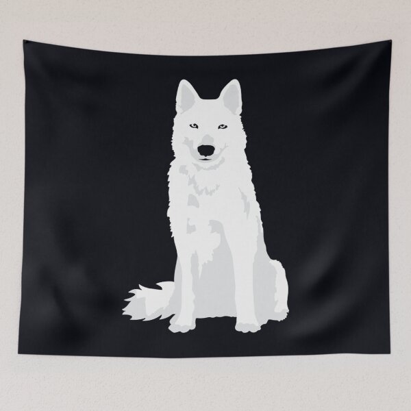Item preview, cute white Siberian Husky sweet white Snow dog  designed and sold by Nicestore099.