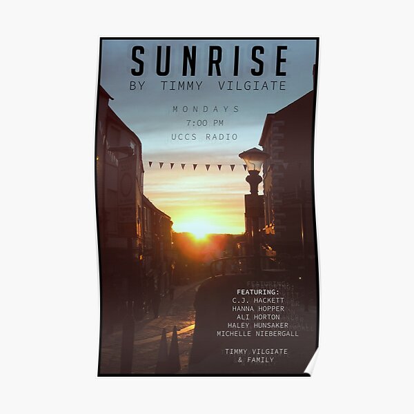 Sunrise Poster