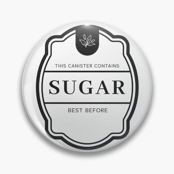 Item preview, Sugar label for spice jars designed and sold by Astralia.