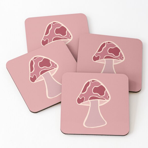 Item preview, Strawberry Cow Print Mushroom designed and sold by artbylilli.