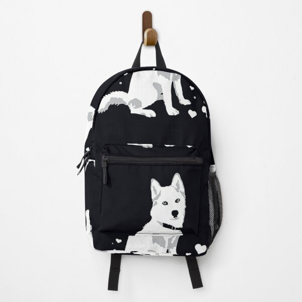 Siberian Husky Backpack, Dog Laptop Bag, Women's Travel Backpack