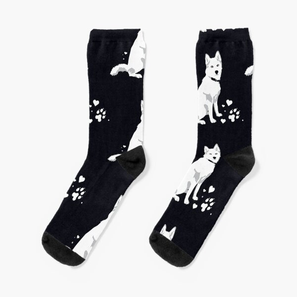 Item preview, cute white Siberian Husky sweet white Snow dog  designed and sold by Nicestore099.