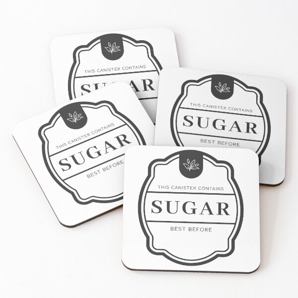Item preview, Sugar label for spice jars designed and sold by Astralia.