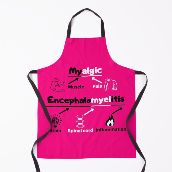 Item preview, Myalgic Encephalomyelitis Awareness definition cartoon on pink (without abbreviations) designed and sold by Chantelle  Spies.