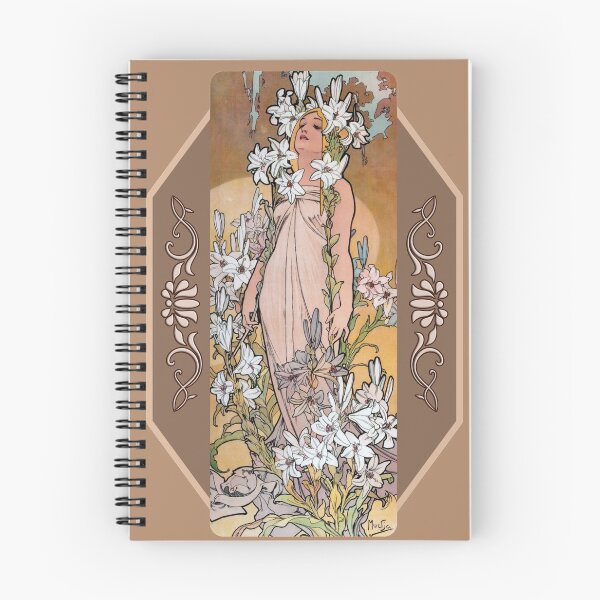 Item preview, Vintage 1900s Mucha Art Nouveau designed and sold by Alondra.