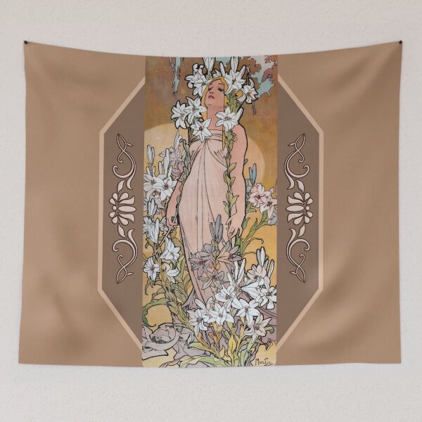 Item preview, Vintage 1900s Mucha Art Nouveau designed and sold by Alondra.