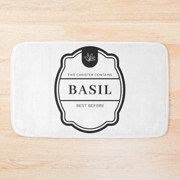 Item preview, Basil label for spice jars designed and sold by Astralia.
