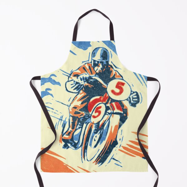 Item preview, Racing Motorcycle / Cafe Racer / 1950s Retro Style  designed and sold by Roger-C.