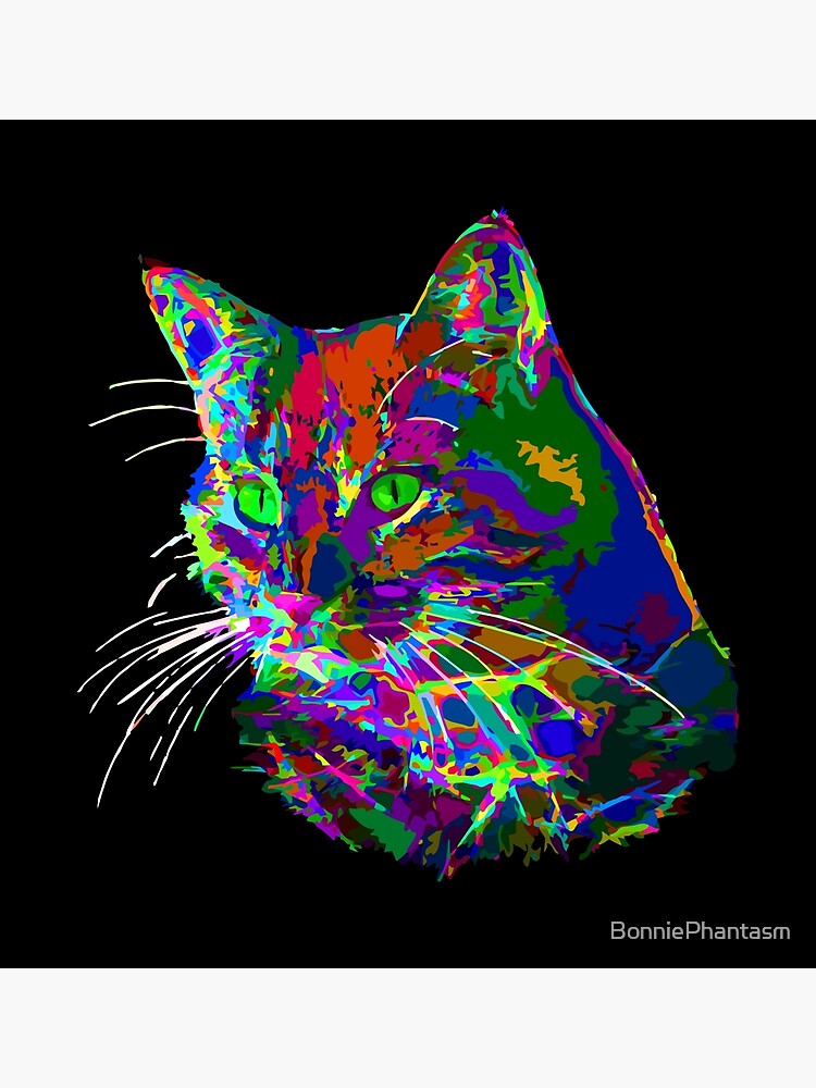 Pop Art Abstract Cat | Poster