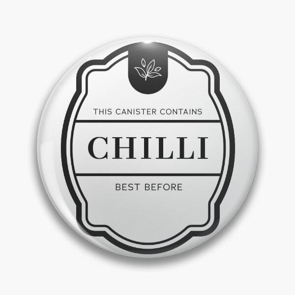 Item preview, Chili label for spice jars designed and sold by Astralia.