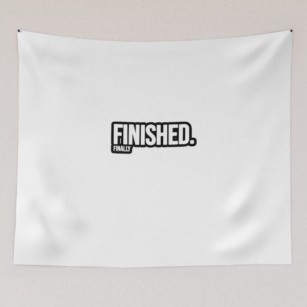 Item preview, Finished. Finally! designed and sold by TopsellerShirts.