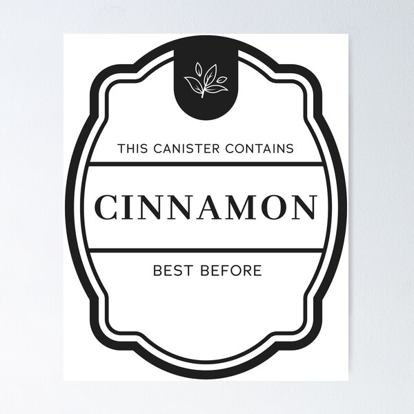 Item preview, Cinnamon label for spice jars designed and sold by Astralia.