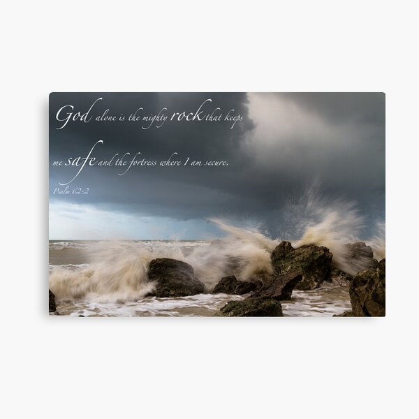 Psalm 62:2 Canvas Print