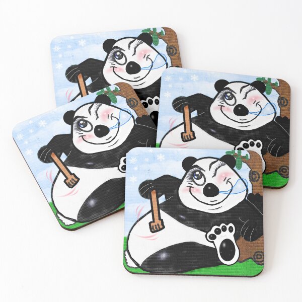 Item preview, Funny Panda Scratching an Itch designed and sold by Shirley cute art .
