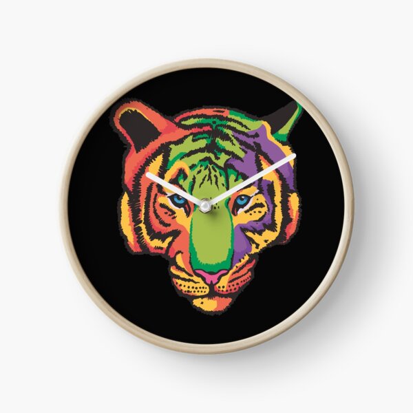 Item preview, Colorful tiger head designed and sold by DerSenat.