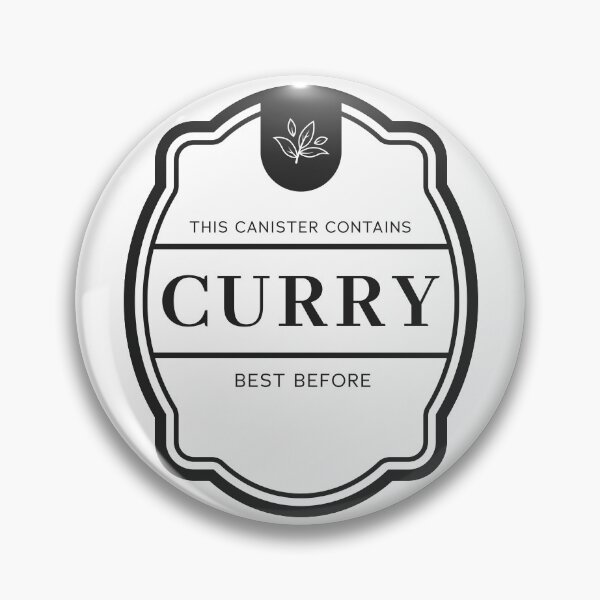 Item preview, Curry label for spice jars designed and sold by Astralia.