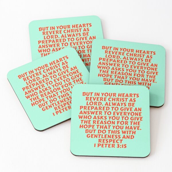Item preview, Bible Verse 1 Peter 3:15 designed and sold by Prayingwarrior.