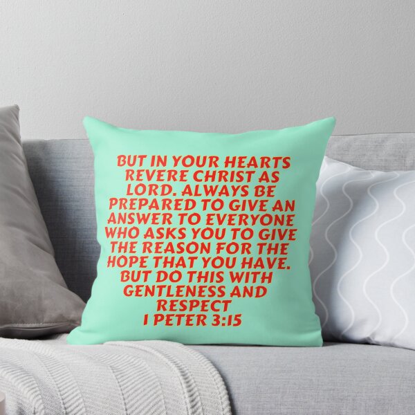 Item preview, Bible Verse 1 Peter 3:15 designed and sold by Prayingwarrior.