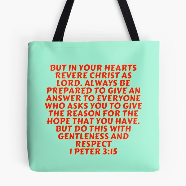 Item preview, Bible Verse 1 Peter 3:15 designed and sold by Prayingwarrior.