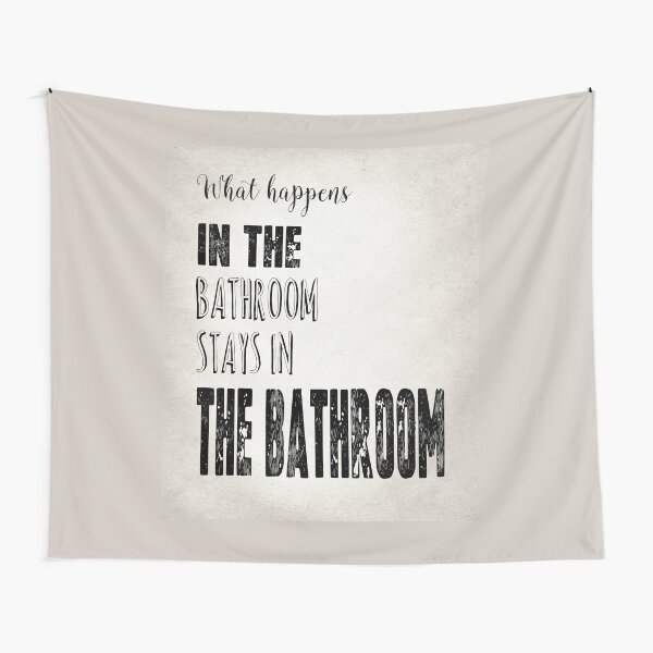 bathroom tapestry